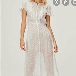 NWOT For Love & Lemons x Firecracker Midi Dress